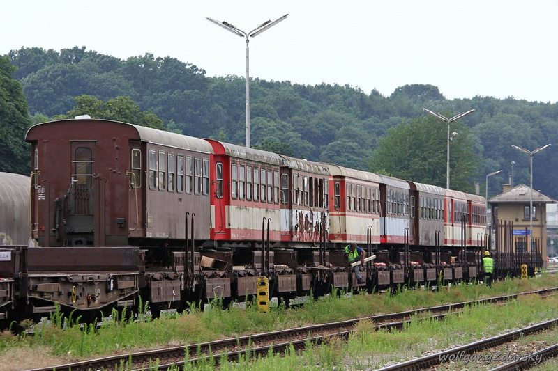 Markus Gregory Abtransport Altbaufahrzeuge Mariazellerbahn nach Rumänien