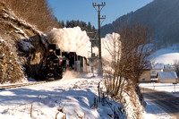 Mariazellerbahn Dampfzug Winter