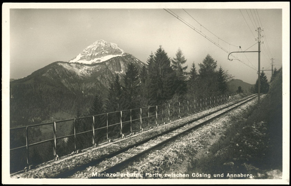 Mariazellerbahn, Partie zwischen Gösing und Annaberg