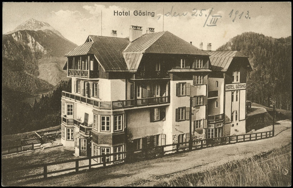Hotel Gösing 1913