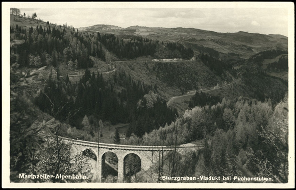 Mariazeller Bahn Sturzgraben-Viadukt bei Puchenstuben