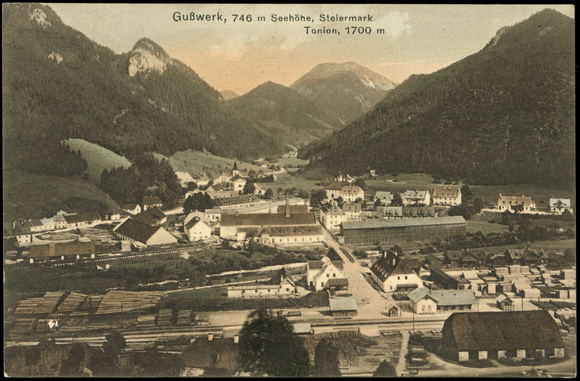 Bahnhof Gußwerk 1912