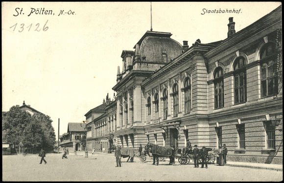 Staatsbahnhof St. Pölten N.Oe.