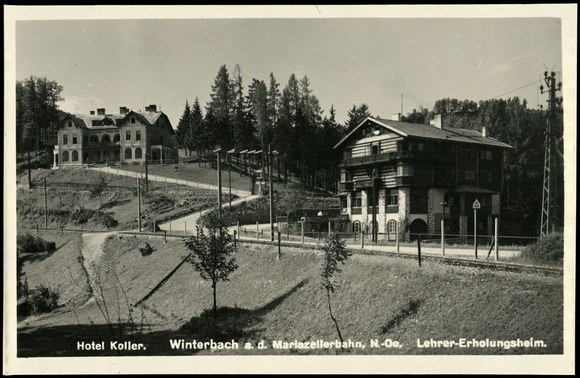 Winterbach a. d. Mariazellerbahn - Hotell Koller - Lehrer-Erholungsheim