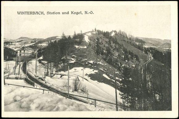 Winterbach Station und Kogel N.-Ö