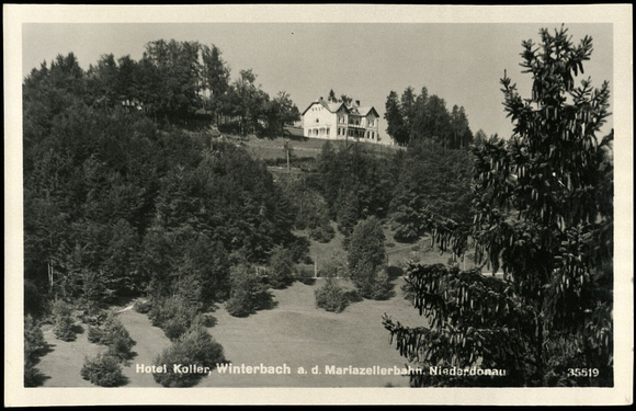 Hotel Koller, Winterbach an der Mariazellerbahn, Niederdonau 1938