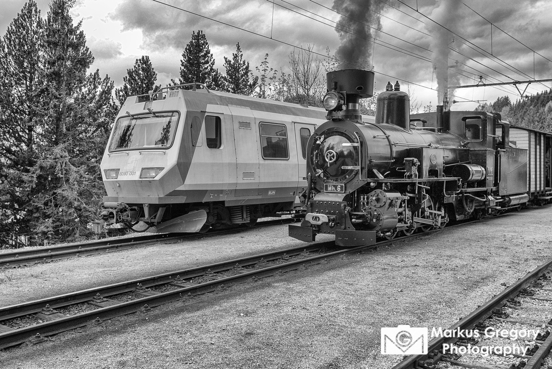 Mariazellerbahn 6090 meets Mh.6 - 1908 vs. 1994