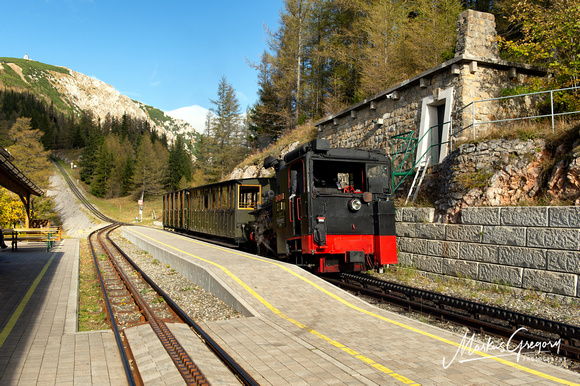 Schneebergbahn Nostalgiezug Dampflok