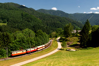 Fotozug Doppeltraktion Mariazellerbahn Tanago Juni 2023