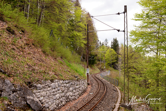 Schienentausch Mariazellerbahn - Nordrampe