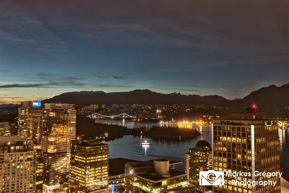 Downtown Vancouver from the Vancouver Lookout