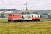 Überstellung 1099.006-7 und B4iph/s 3110 nach Kirchberg / Pielach