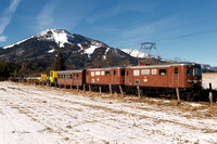 Schienentransportzug Mariazellerbahn 1099 Doppeltraktion