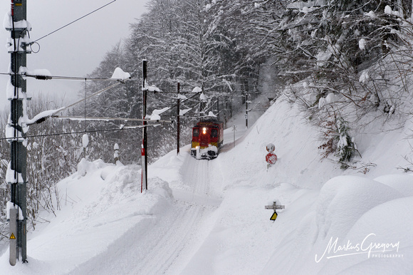 Mariazellerbahn Schneebrechen