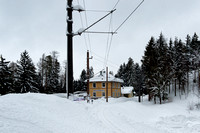 Sperre Mariazellerbahn Winter