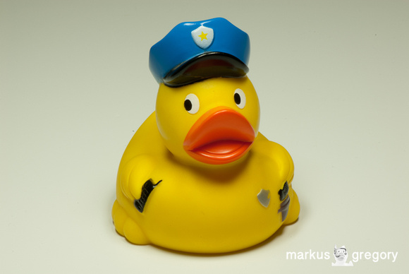 Police Officer Rubber Duck