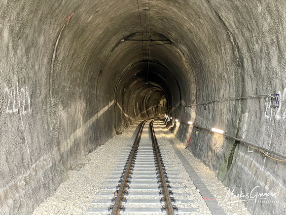 Betonschwellen Tunnel