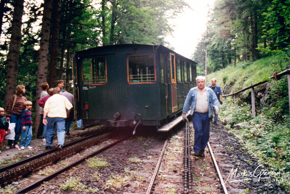 Entgleisung Schneebergbahn 1993