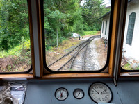 Ybbstalbahn Bergstrecke aus dem Führerstand