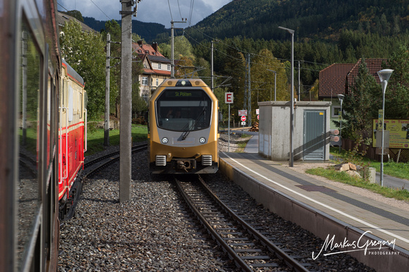 Zugkreuzung Mariazellerbahn