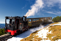 Mit der Dampflokomotive auf den Schneeberg