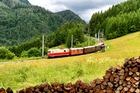 Fotozug 1099.14 mit Postwagen - Mariazellerbahn