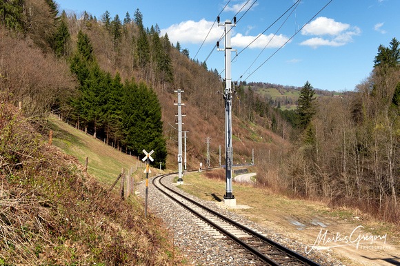Oberleitungsmast Mariazellerbahn