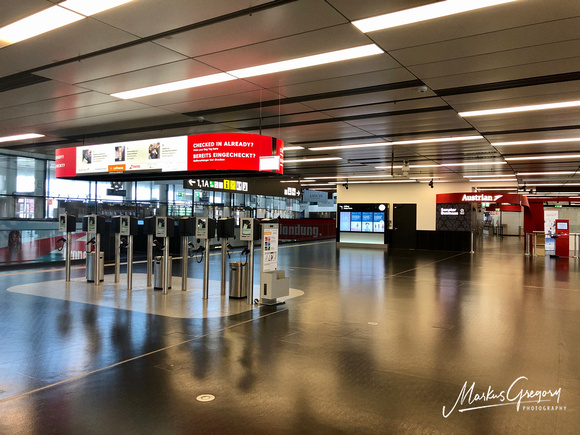 Vienna International Airport COVID-19 Lockdown Terminal 3