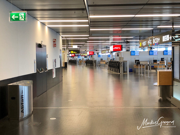 Vienna International Airport COVID-19 Lockdown Terminal 3