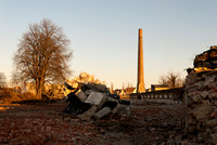 wrecking of brewery Schwechat