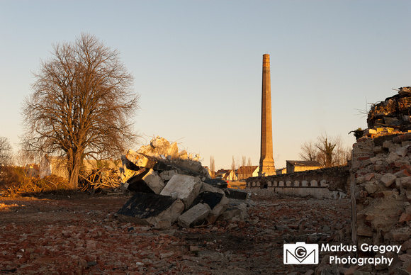 wrecking of brewery Schwechat