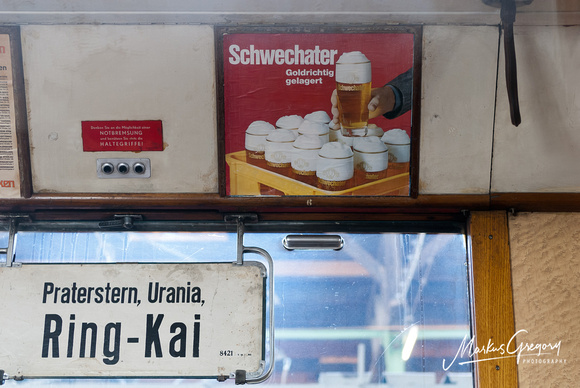 Werbetafeln Wiener Strassenbahn